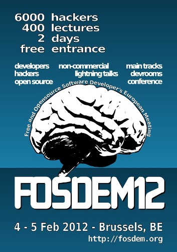 FOSDEM 2012 poster